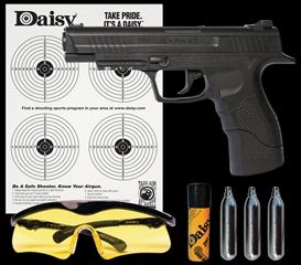 Daisy 985415242 415 Powerline Kit CO2 177 BB 21+1 495 fps, Black Polymer Frame w